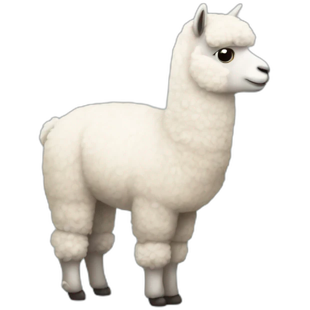 travel alpaca emoji