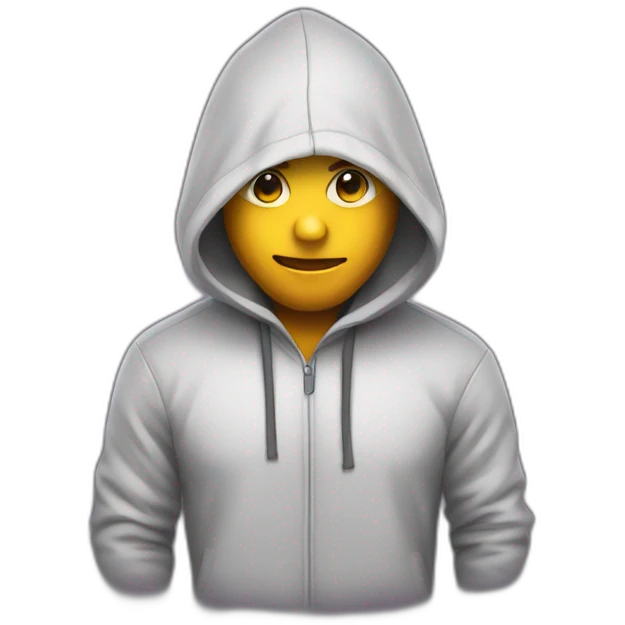 programmer with a hoodie emoji