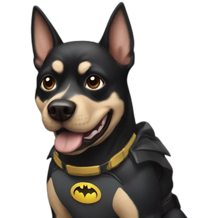 batman dog emoji