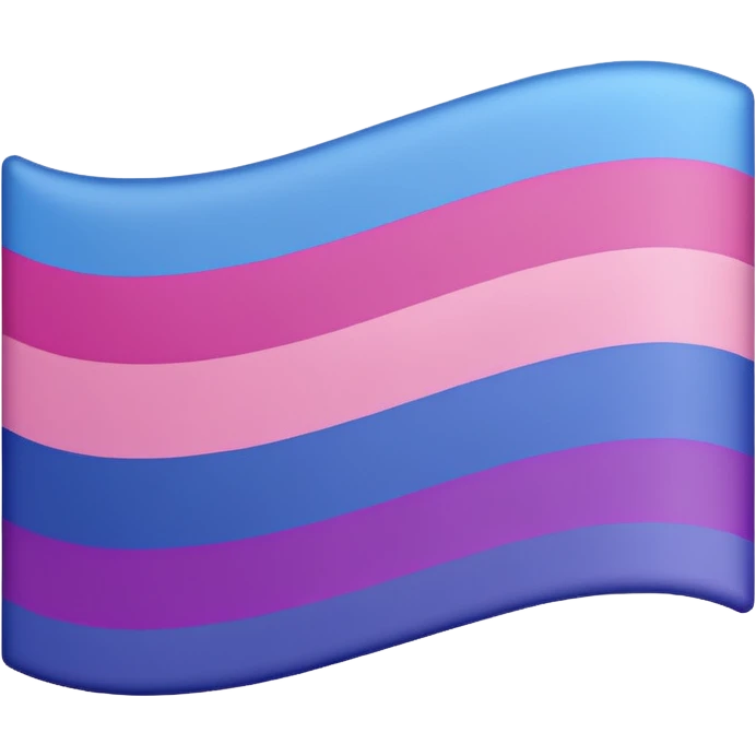 The bisexual flag  emoji