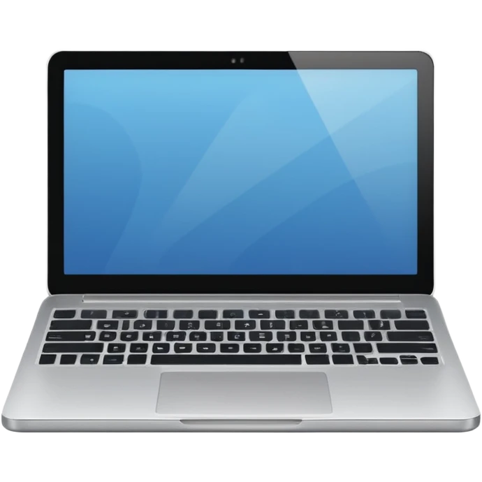 editing laptop, simple, expressive emoji