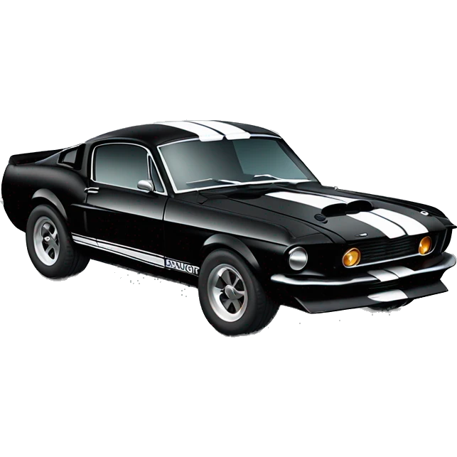 Black Shelby GT 500 emoji