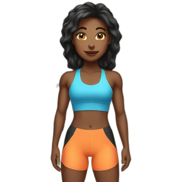 gym girl emoji