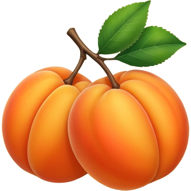 apricots emoji