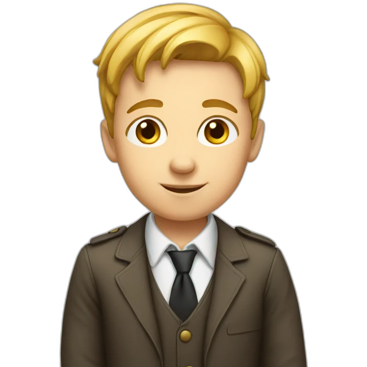 Smart boy emoji