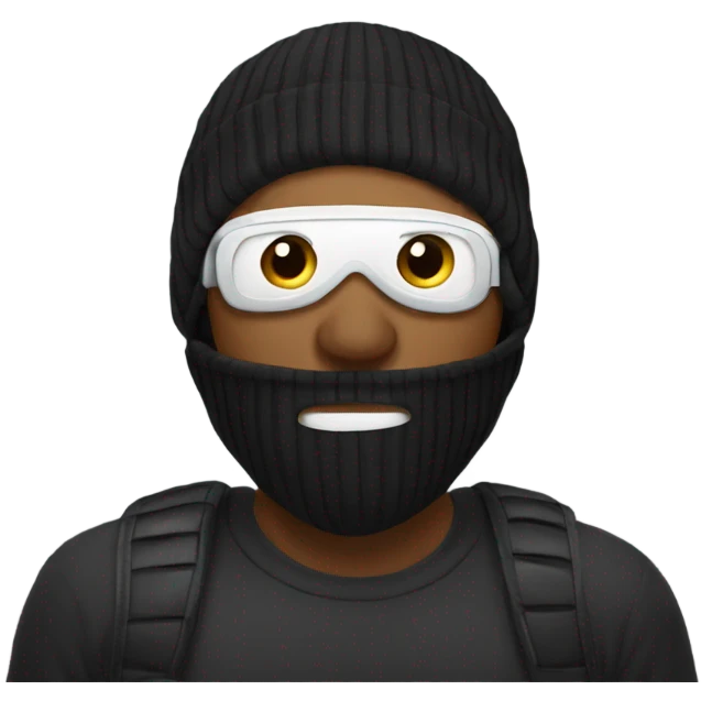 Man with ski mask emoji