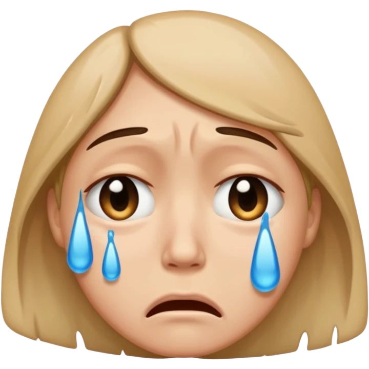 crying face emoji