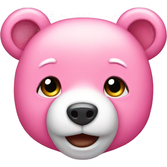 pink cute bear emoji