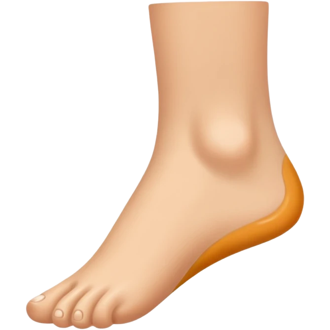 a normal foot emoji