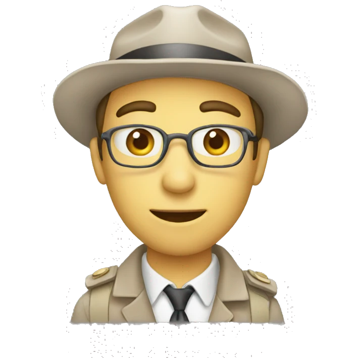basic emoji symbolizing ""in review" inspector emoji