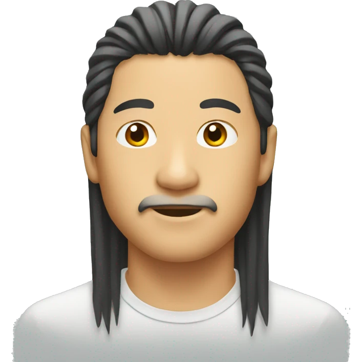 Asian mullet emoji