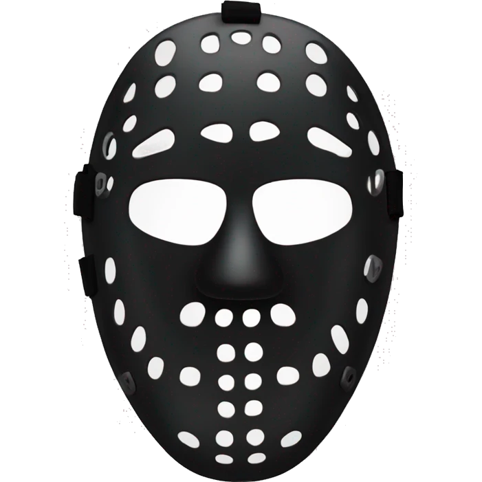 black Friday 13th hockey mask emoji