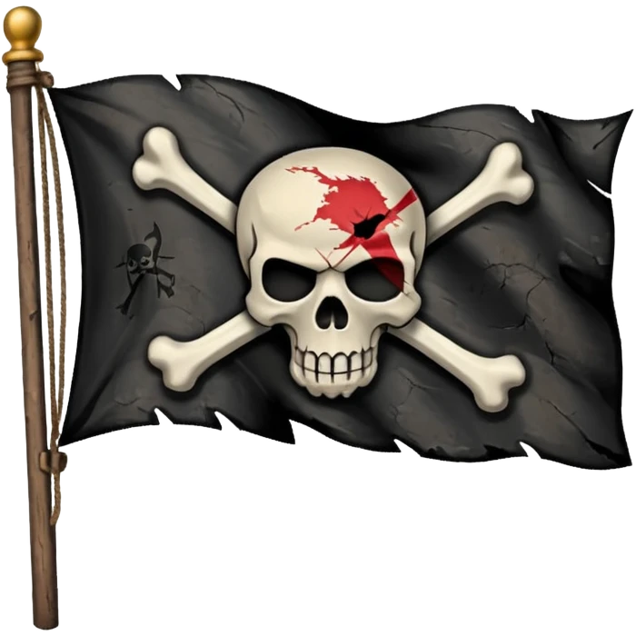 pirates flag hosting emoji