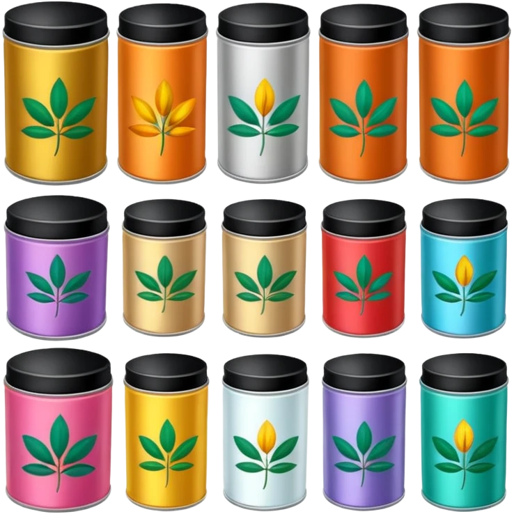 Herbal Tea Tins emoji