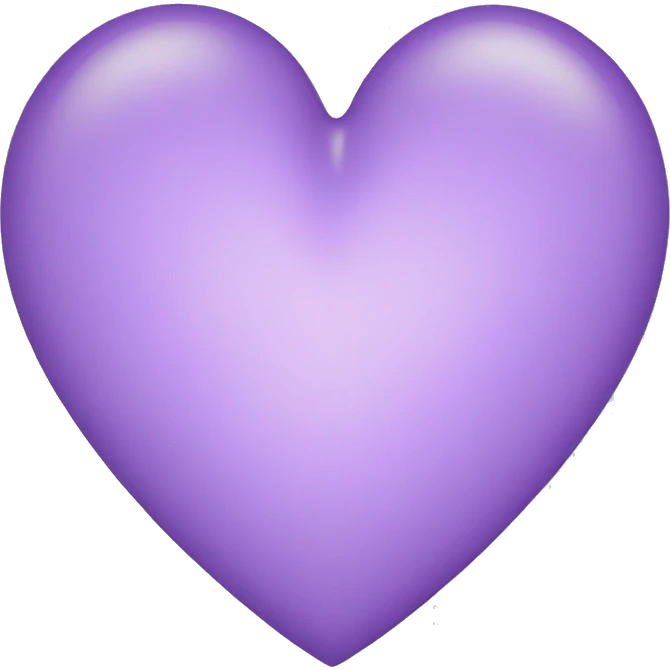 Light Purple Heart  emoji