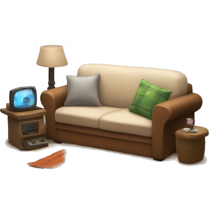 Cozy gaming vibe emoji