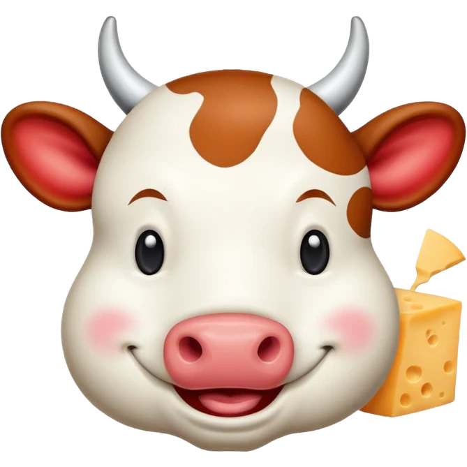Laughing cow emoji