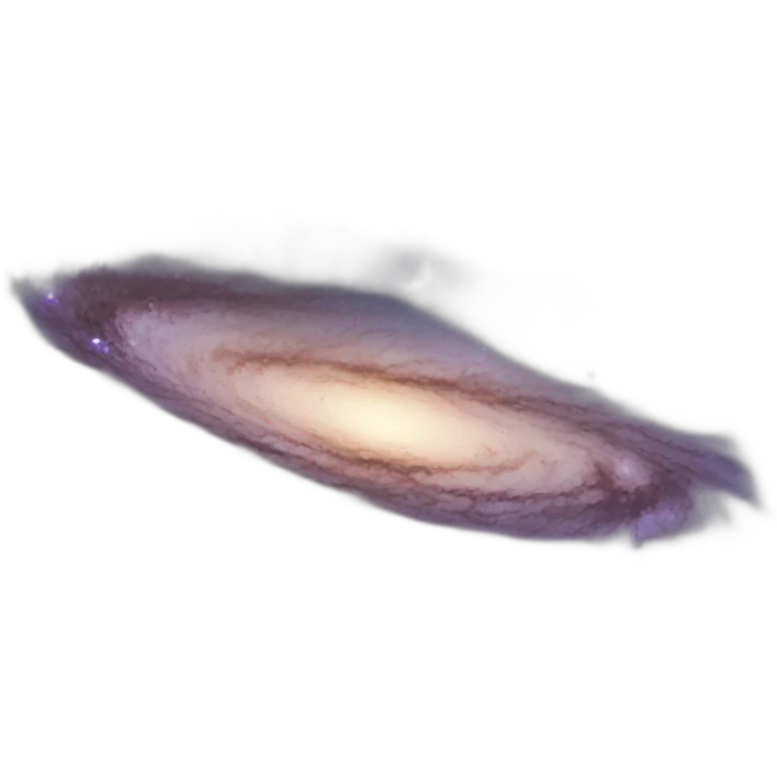 milky way, galaxy, cartoon illustration emoji