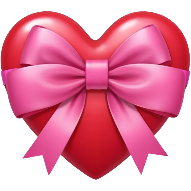 heart with a bow, kpop emoji