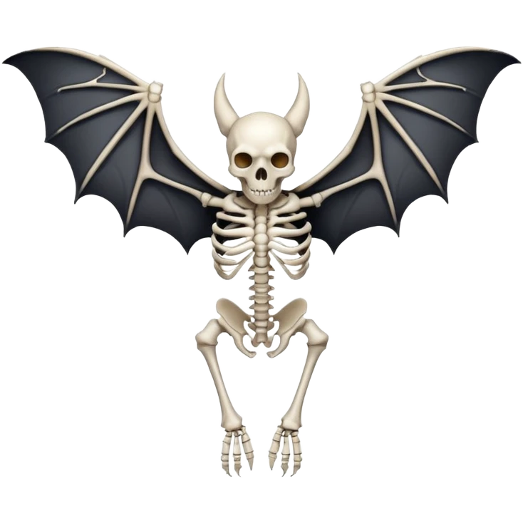 Bat skeleton  emoji