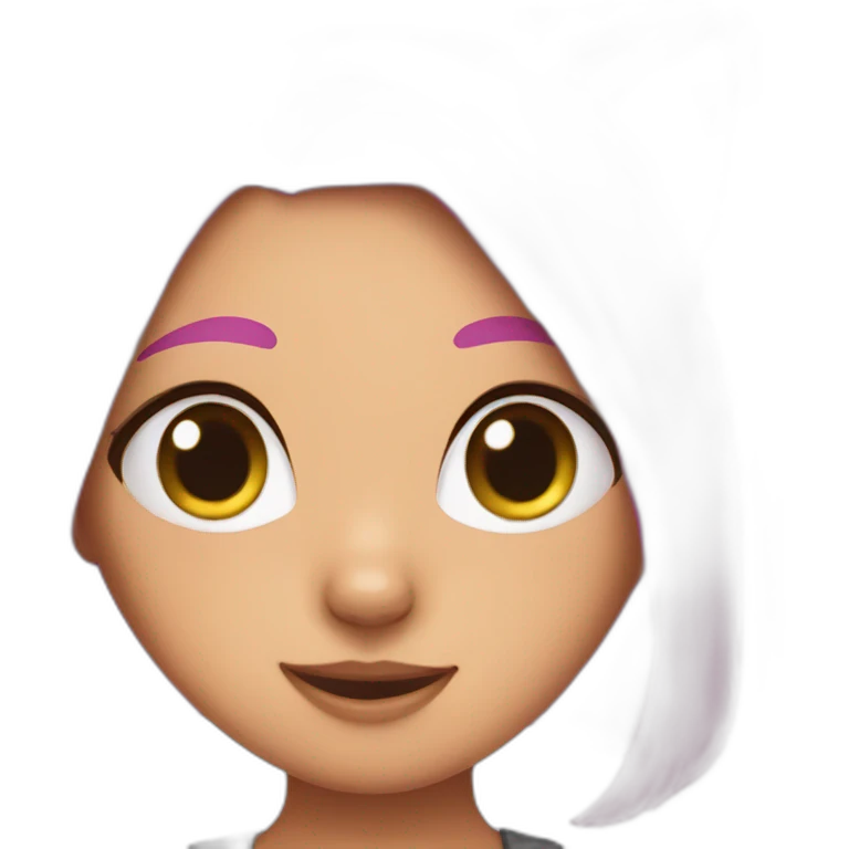 cute cat ear girl emoji