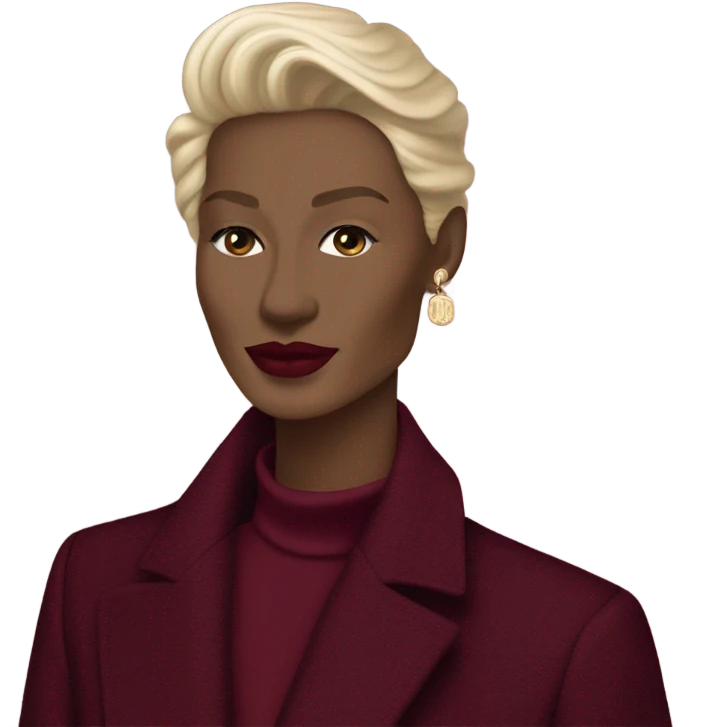 Yves saint Laurent burgundy emoji