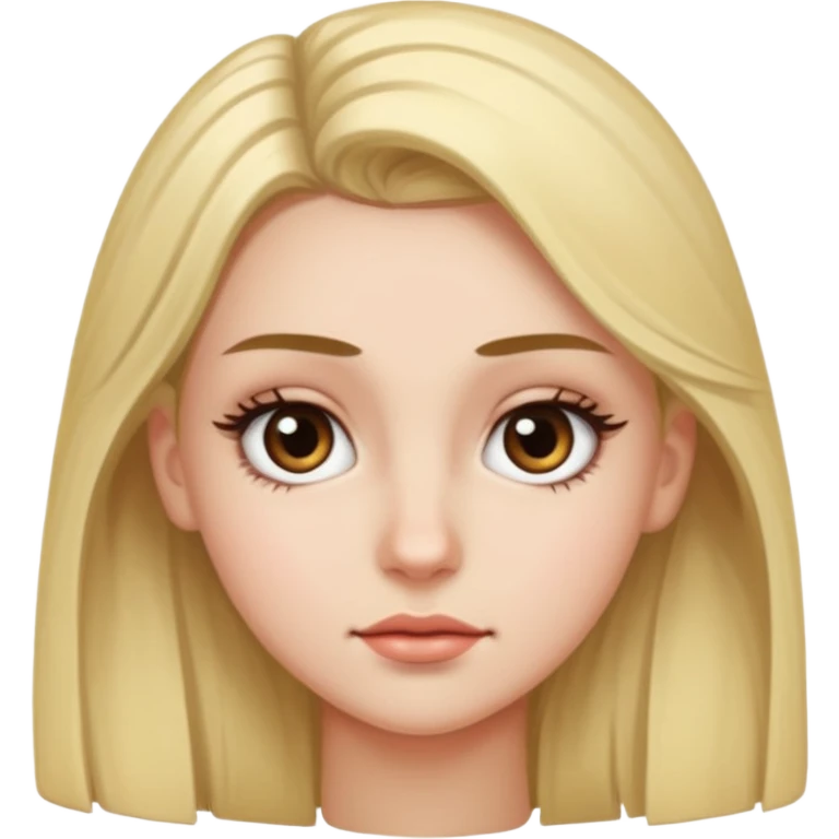 Girl side eyeing with eyelashes  emoji