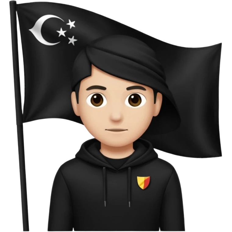 natos y waor bandera negra emoji