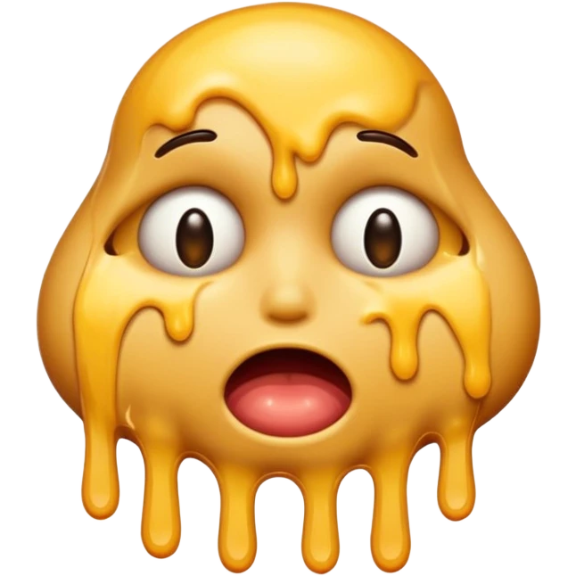 Melted person emoji