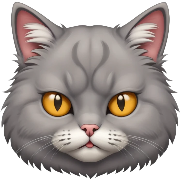 Annoyed cat emoji