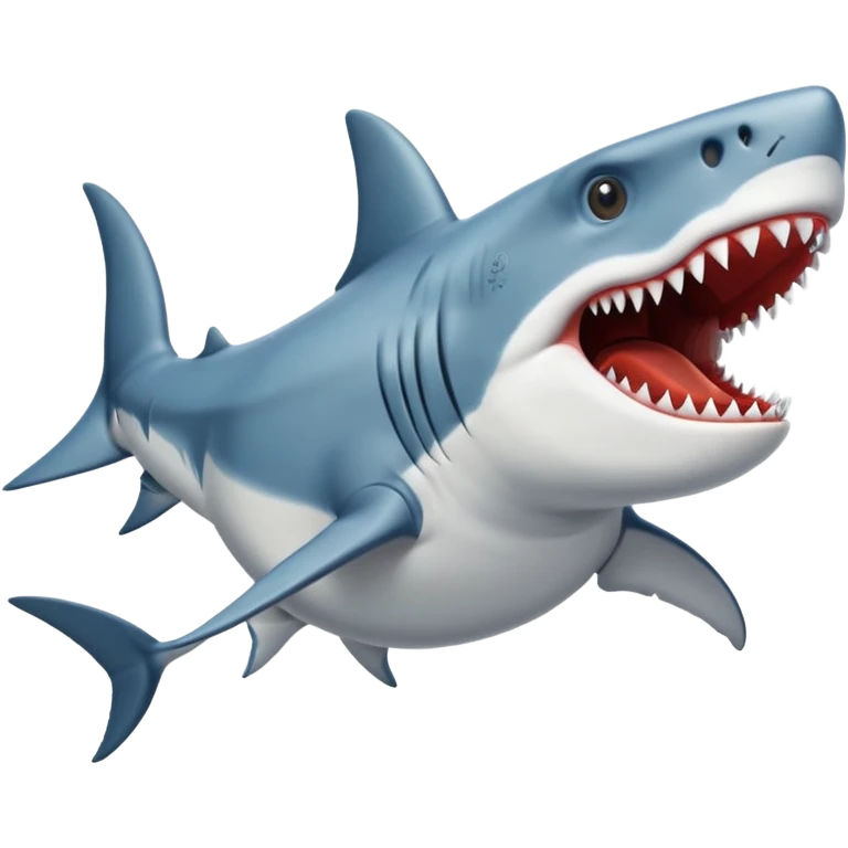 shark with tyrannosaurus rex body emoji