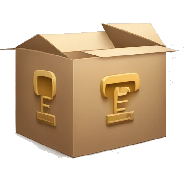 A box with MVP written on it emoji