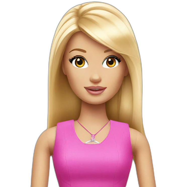 barbie head emoji