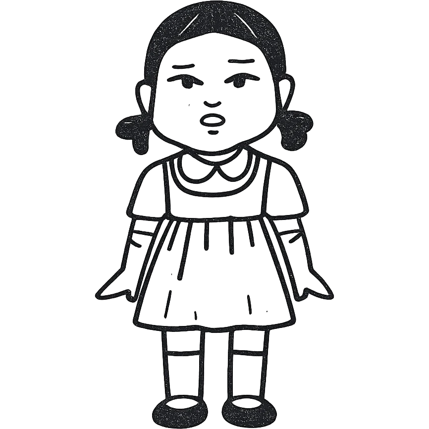 Yongyi doll from Squid Game emoji