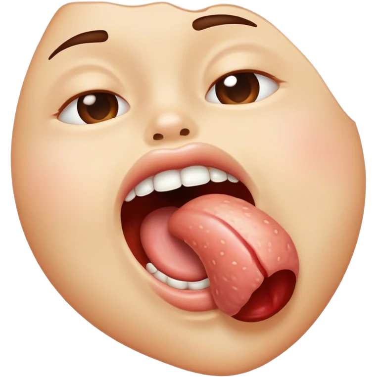 Licking emoji