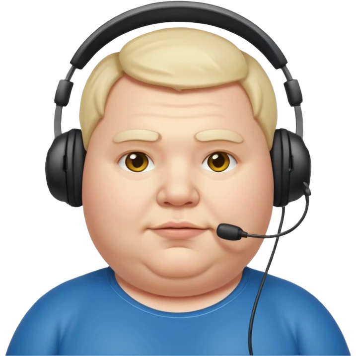 Fat gamer emoji