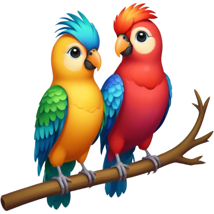 cute love birds emoji