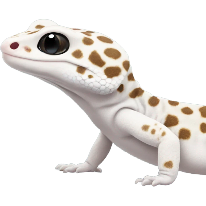 leopard gecko White emoji