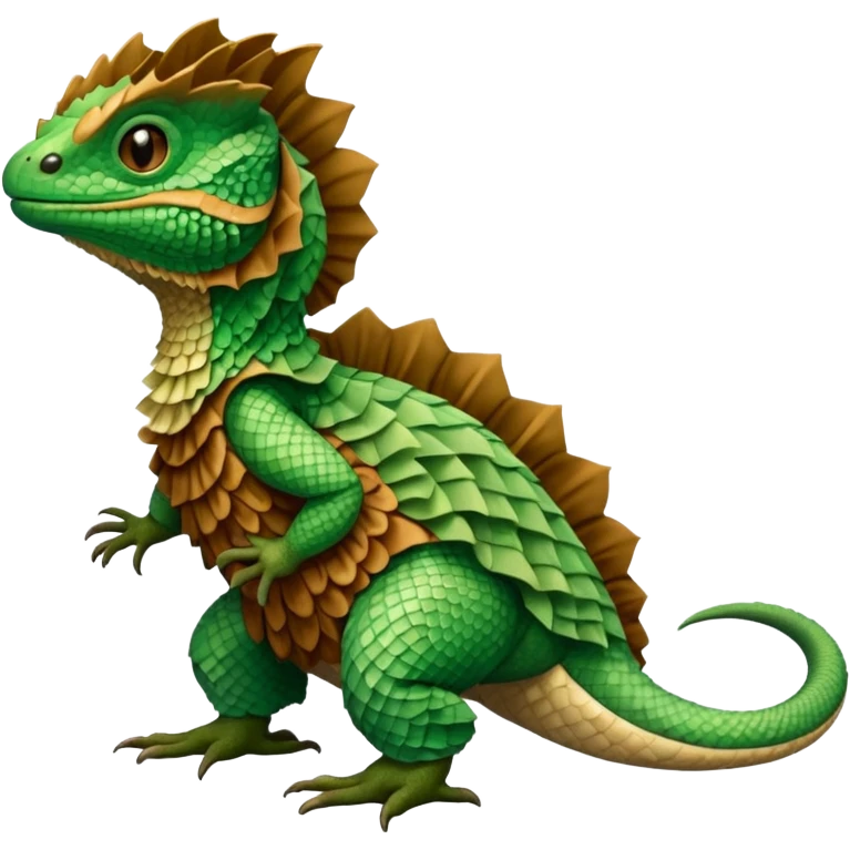 frilled lizard emoji