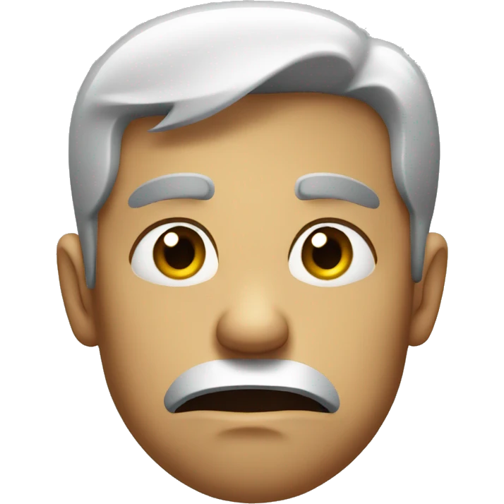 Disgusted facial expression  emoji