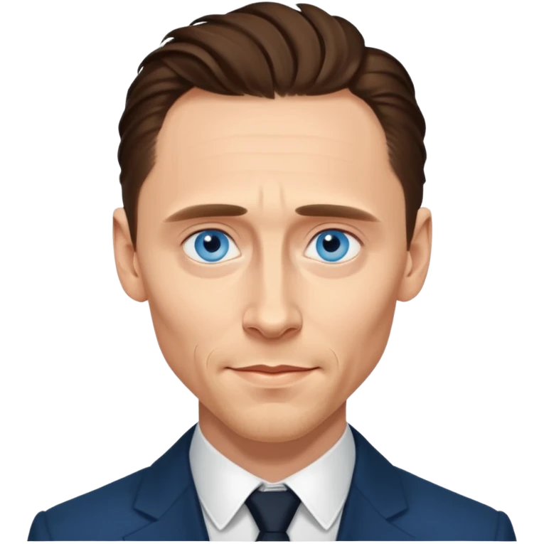 Tom Hiddleston with blue eyes emoji