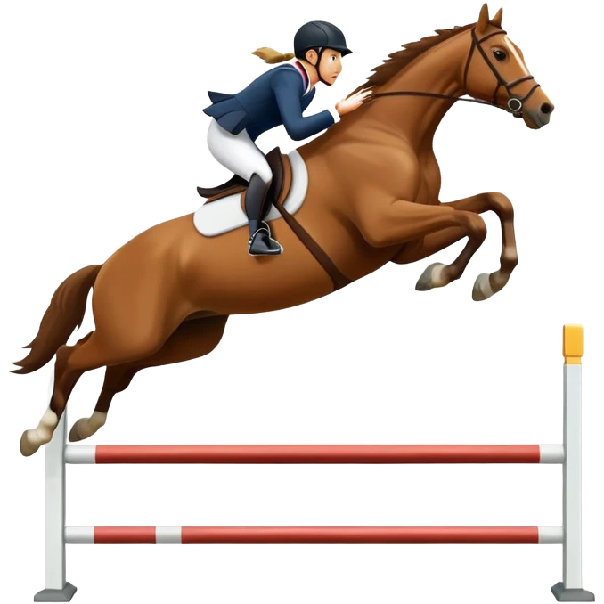 Horse Jumping competition emoji