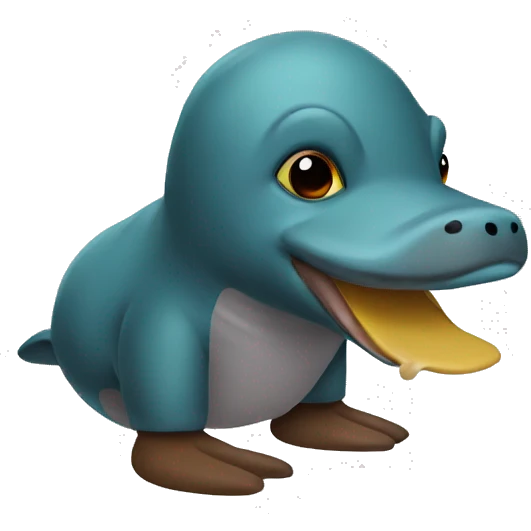 platypus in socks emoji