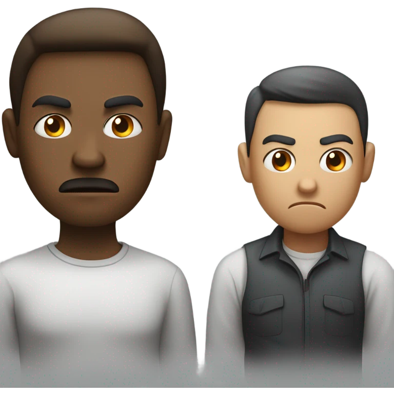 care and angry emoji