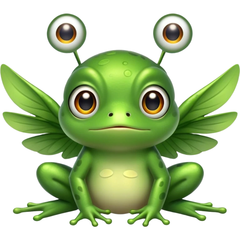 Frog with wings emoji