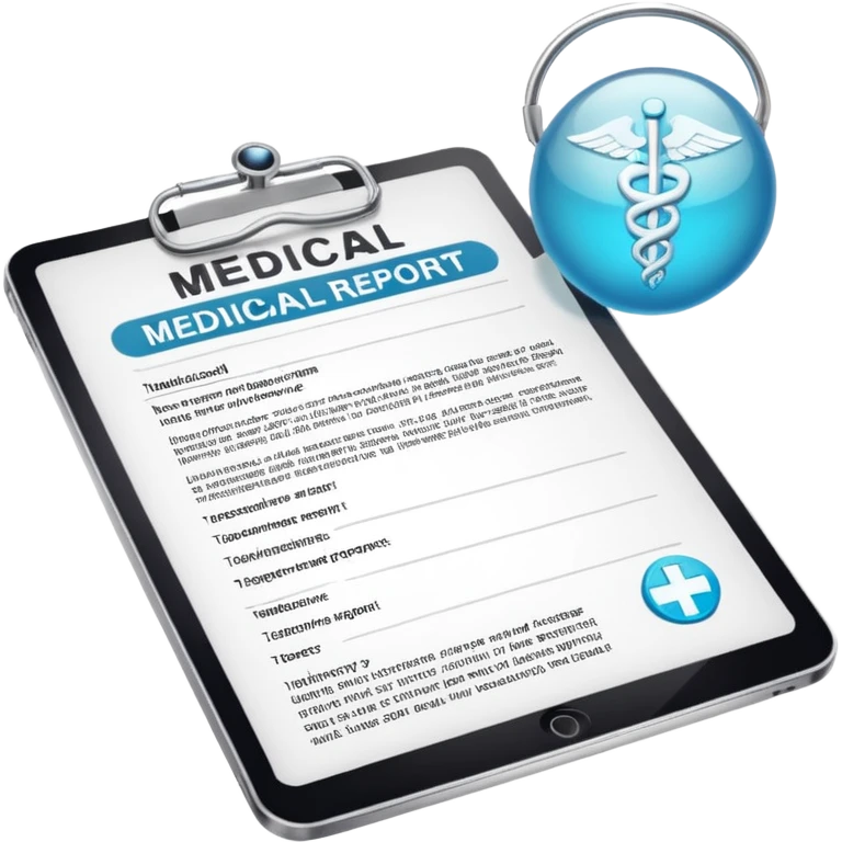 Medical report emoji