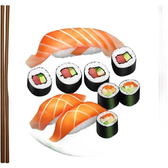 Don’t touch sushi emoji