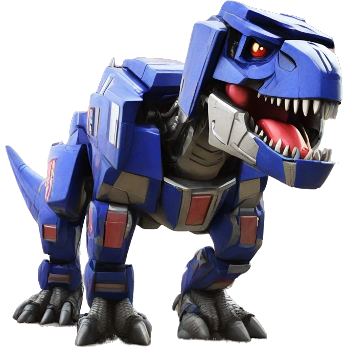 optimus prime t-rex emoji