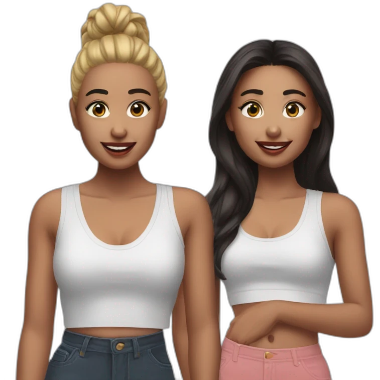 PEWIYANA and tess tiktok emoji