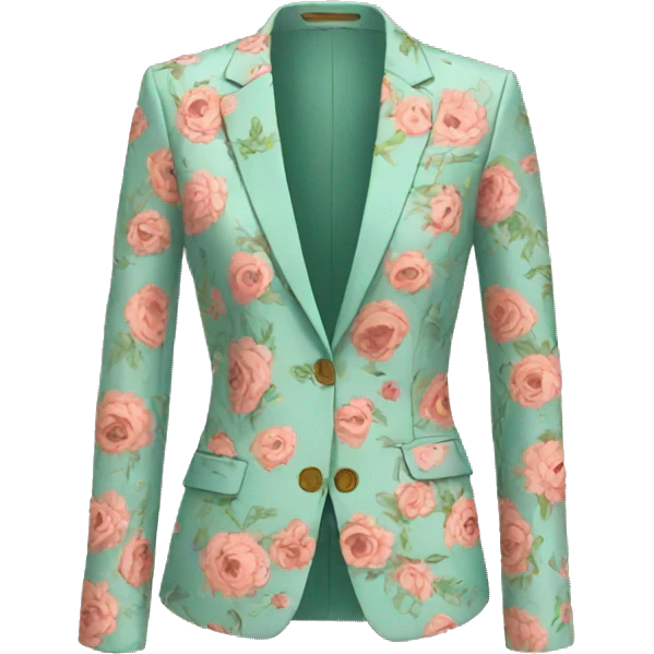 FLORAL BLAZER emoji